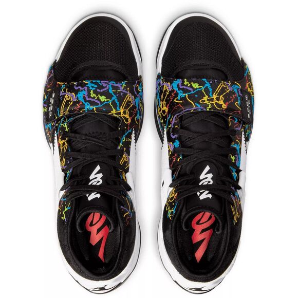 Jordan Zion 2 Basketball Shoes (Big Kid) – Black/White/Green Strike, Size 4M - Picture 2 of 7